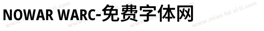 nowar warc字体转换